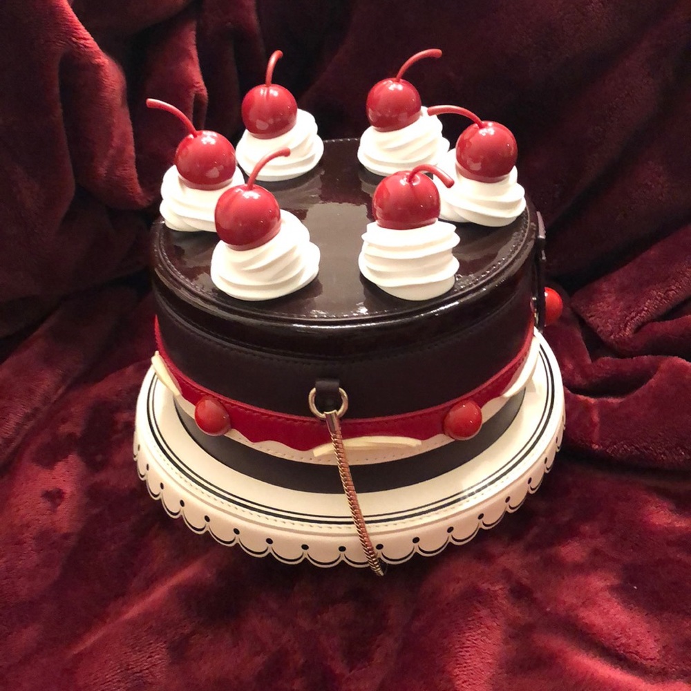 Kate Spade cherry cake novelty handbag